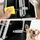 Tectake Hundetransportbox doppel 90,00 cm x 69,50 cm Schwarz