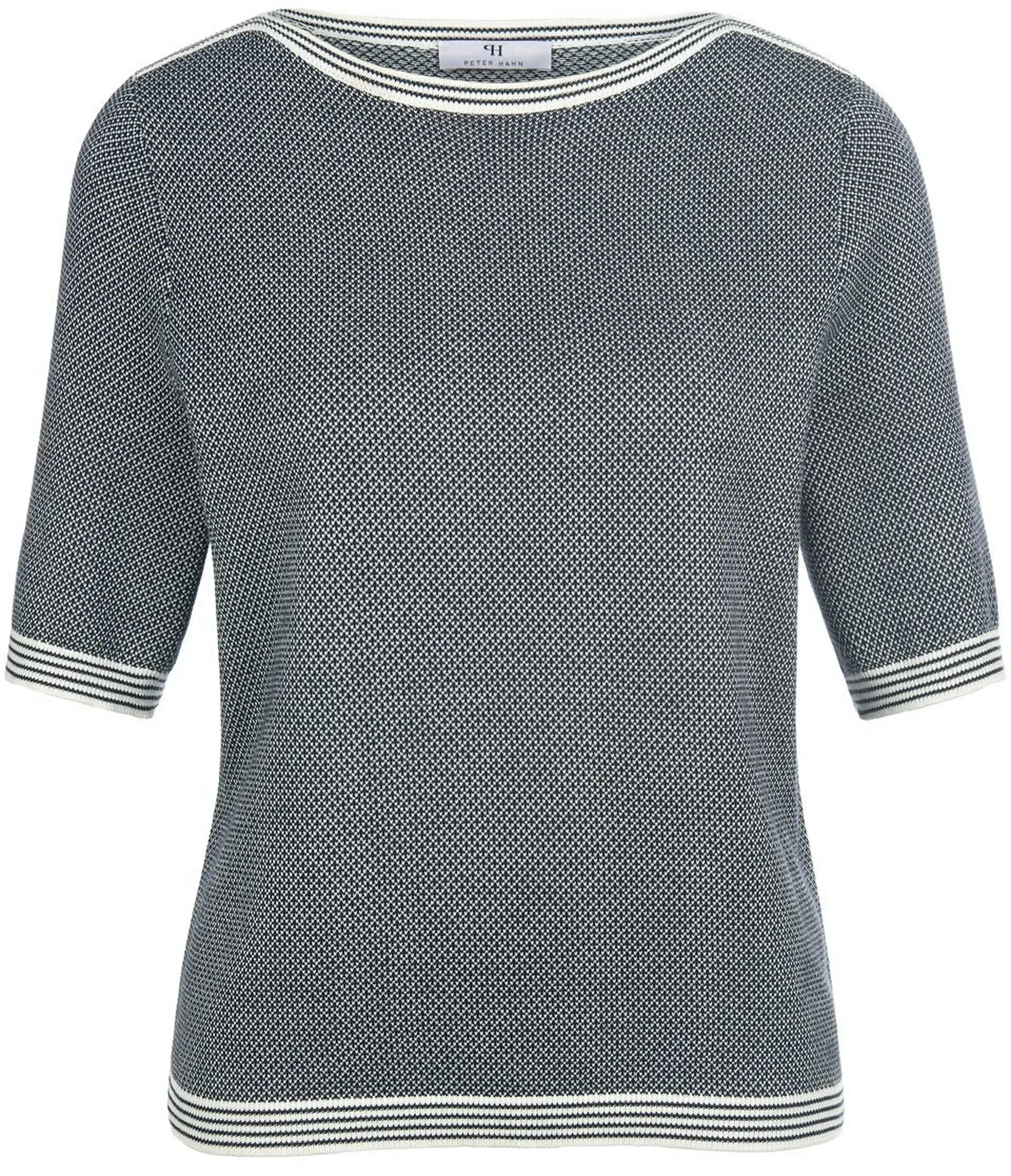 Le pull 100% coton  Peter Hahn bleu