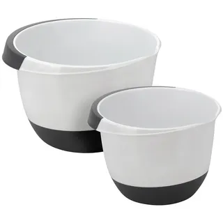 INDA-EXCLUSIV Rührschüssel Set 3,5 & 2,0 Liter - Schüsseln mit Stoppboden