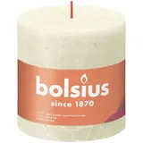 Bolsius Rustik Stumpenkerze 10 x 10 cm weiche perle