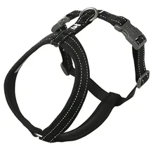 Hurtta Casual Y-Geschirr Hundegeschirr Schwarz 35-45 cm