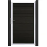 GROJA Solid Gartentor (100 x 180 cm, Schwarz (EV1))