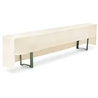 TexDeko Bierbankhusse Premium PRO mit Polsterung) für Bierzeltgarnitur 220cm