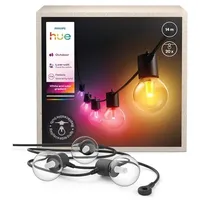 Philips Hue Festavia Globe Außenlichterkette - 14m - Schwarz