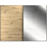 Forte Schwebetürenschrank Trondheim - holzfarben ¦ Maße cm B: 269,9 H: 210,5 T: 62.8