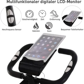 Homcom 2in1 Heimtrainer schwarz