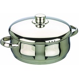 Ibili Inox Oslo 26 cm, Schmortopf - Silver - One Size