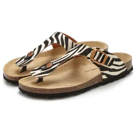 French Connection Pantolette Damen Schwarz/Weiß 40