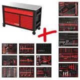 KS Tools Performanceplus Werkstattwagen-Satz P45 mit 950 Werkzeugen für 13 Schubladen