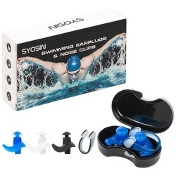 SYOSIN Erwachsene Schwimmsport Nasenklammern Ohrstöpsel 3er-Pack X001DQFBZH-Größe:Einheitsgröße