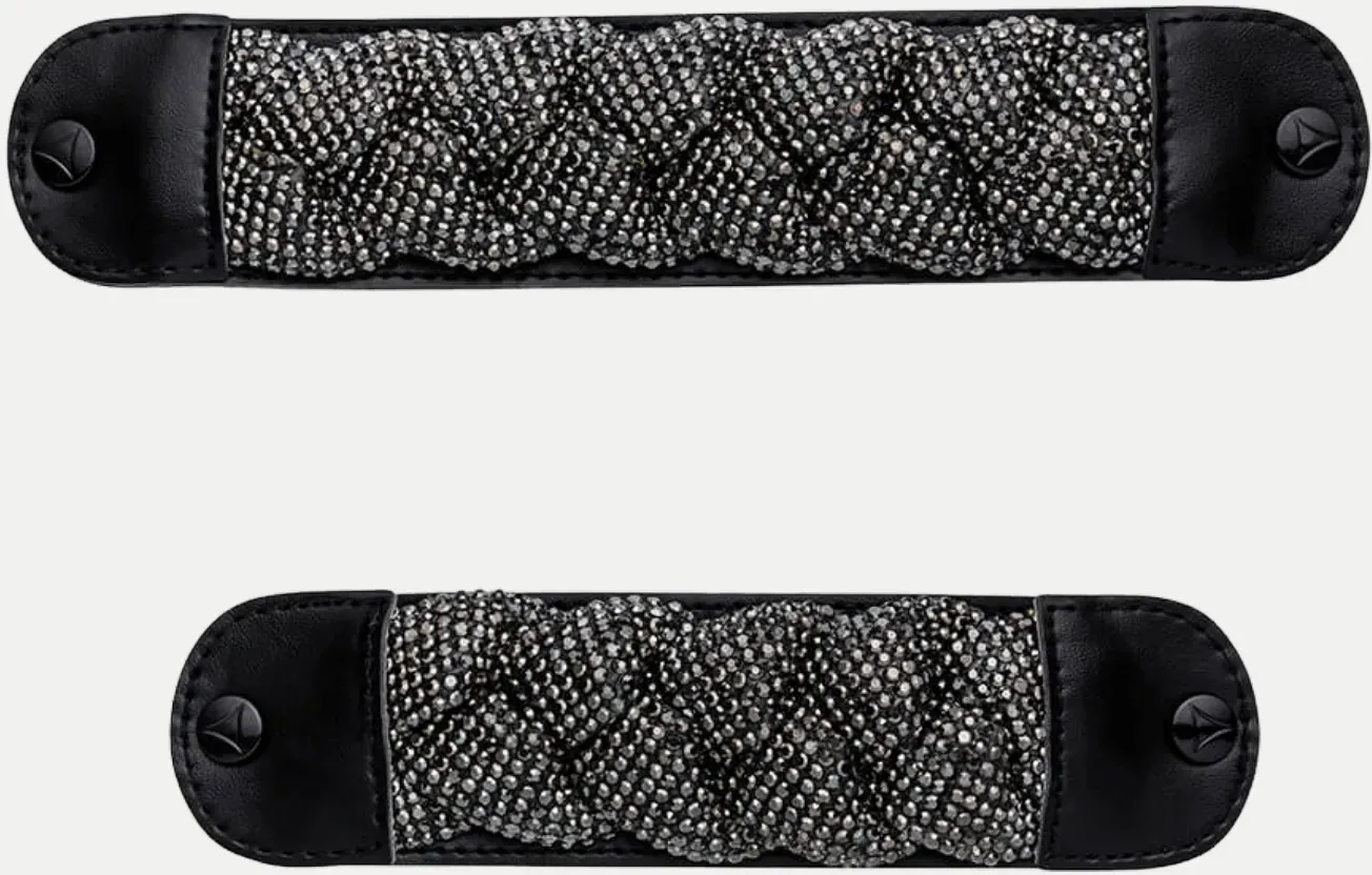 Wechsel-Patches Braided Glitter Schwarz
