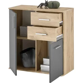 Bega Consult Kommode 80 x 84 x 35 cm Grau