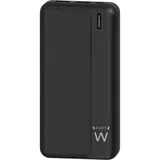 ewent EW1163, 20000 mAh, 22.50 W), Powerbank, Schwarz