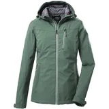 KILLTEC Damen Softshelljacke/Outdoorjacke mit Kapuze KOS 89 WMN SFTSHLL JCKT; pistazie, 46, 39138-000