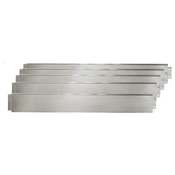 Rasenkante 40m 100x14cm verzinkt Beeteinfassung Beetumrandung Mähkante Metall Palisade