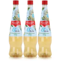 Mautner Getränkesirup Holunderblüte 0% Zucker 0,7L - Softdrink (3er Pack)