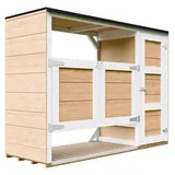 TIMBELA Mülltonnenbox 2er 240 l 217 x 159 cm gelb