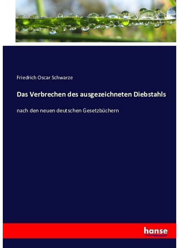 Das Verbrechen Des Ausgezeichneten Diebstahls - Friedrich Oscar Schwarze, Kartoniert (TB)