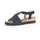 Gabor Damen Keilsandalen, Frauen Sandalen,Moderate Mehrweite (G),offene schuhe,strandschuhe,keilsandaletten,blue (Kork/schw.),39 EU / 6 UK - 39 EU