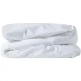 Homescapes Wasserdichter Bettdeckenschoner 135 x 200 cm Weiß