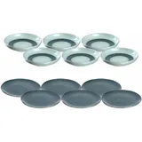 LEONARDO Matera Tafelservice 12er Set blau