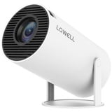 LQWELL Mini Projektor, Classic ohne Android OS Mini-Beamer (8000 lm, 8000:1, 1282 x 720 px, WiFi, 720P,180 Degree Rotatable, Auto Keystone, BT5.0, 4K Support) weiß