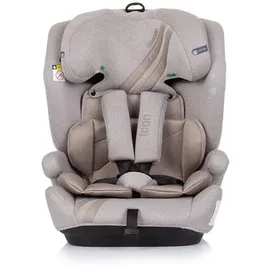 Chipolino Kindersitz Icon i-Size (76-150cm) Gruppe 2/3, Kopfstütze verstellbar beige