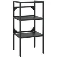 vidaXL Badezimmer Waschtischgestell 40 x 83 x 38 cm Schwarz