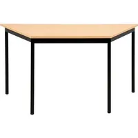 Sodematub Sodematub, Schreibtisch, Trapeztisch FT147TRAP-1111 Buche Schwarz (1400 x