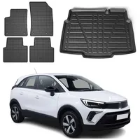 Omac Fußmatten & Kofferraumwanne Set für Opel Crossland 2017-2025
