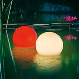 esotec Solar-Leuchtkugeln multicolor 2er Set Ø=15cm inkl. Fernbedienung