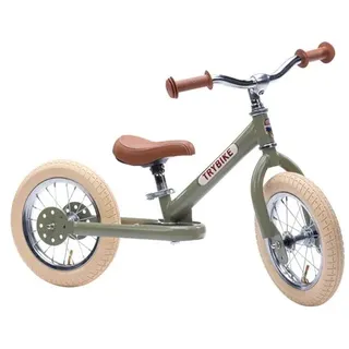 2 wheels steel - Vintage green