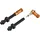 Granite Juicy Nipple Ventilkappen-Set Ventilkappen Orange