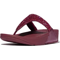 FitFlop Lulu Crystal-Mix Damen Rot 40