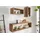 Riess-Ambiente Massives Wandregal 3er Set Hemingway 94 cm Braun aus Mangoholz Regal Holzregal 3er Set Wandregale aus Massivholz