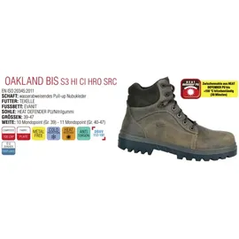 COFRA Sicherheitsschuhe S3 "OAKLAND BIS" 300°c hitzebeständig, metallfrei Bis Hi Ci Hro Src 41