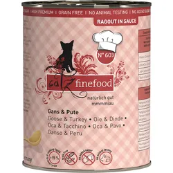 Catz Ragout - 380g Ragout Gans & Pute Nr. 603 - 6 x 380g