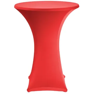 AURORA Stehtischhusse Stretch rot 70 Ø