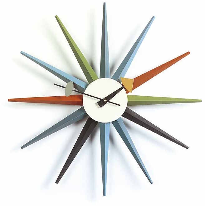 Vitra Horloge murale Sunburst Clock, Designer George Nelson