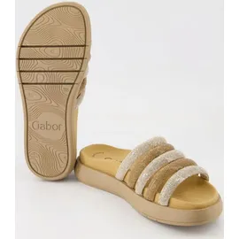 Gabor Damen Pantolette gold 43
