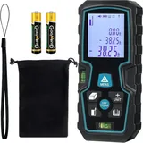 Digitaler Laser-Entfernungsmesser, hintergrundbeleuchtetes LCD-Display und Pythagoras-Modus, Distanzmessung