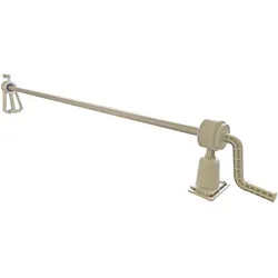 Planenaufroller KWAD "für Solarabdeckplanen", weiß, B:500cm, Aluminium, Polyvinylchlorid (PVC), Winden