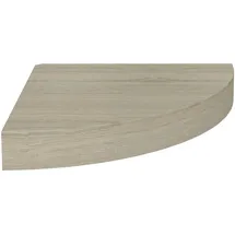 vidaXL Eckregal 25 x 25 x 3,8 cm Braun