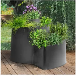 Pflanztopf Kräuter Schnecke 52cm Balkon Kübel Pflanzkübel Blumenkübel Blumentopf