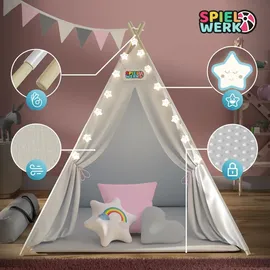 SPIELWERK Spielzelt 130 x 130 x 160 cm Rosa