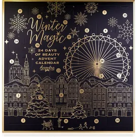 Accentra Adventskalender Winter Magic Noir in quadratischer Schachtel