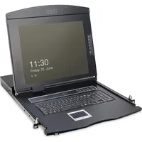 Digitus Modulare Konsole mit 17" TFT (43,2cm), 1-Port KVM