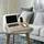 Relaxdays Laptopkissen, Handgelenkauflage Mauspad, HBT 10x55,5x36 cm, Laptopablage, Laptopunterlage, Natur/grau