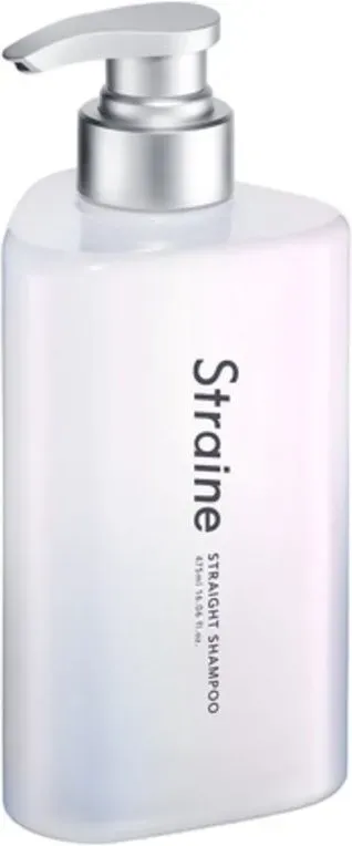 White Label Straine Straight Shampoo [Basic] – Anti-Frizz-Glättungsshampoo mit Amino-Keratin-Komplex & Ceramiden, Duft nach weißen Blüten 475 ml