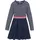 KangaROOS Jerseykleid in marine-geringelt-weiß | Gr.: 176/182